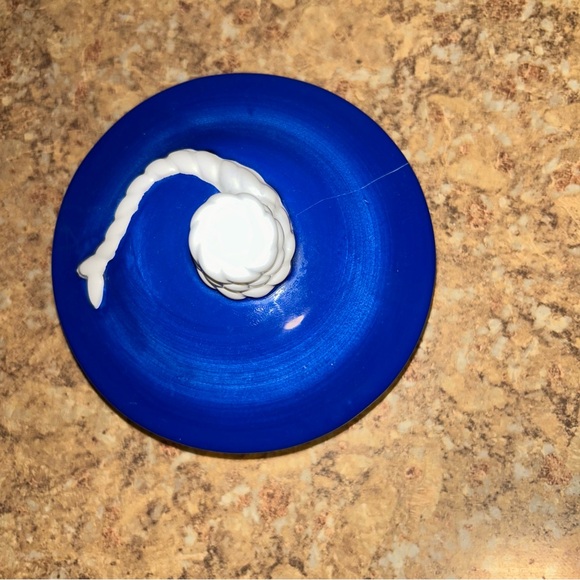 VINTAGE COOKIE JAR Canister Geo Z Lefton Nautical - Picture 7 of 13